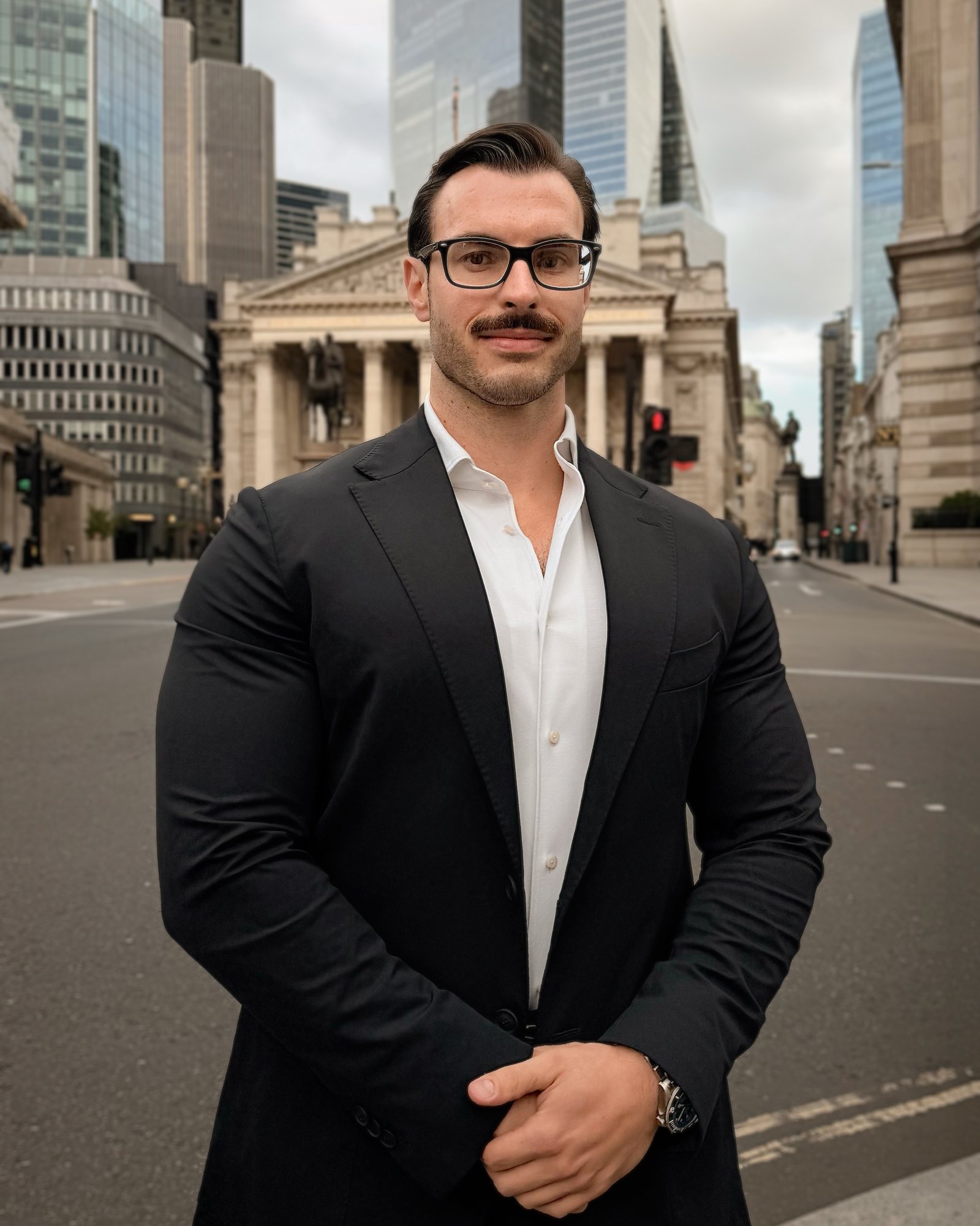 Federico Veneroni, founder of Outperform, in the City of London