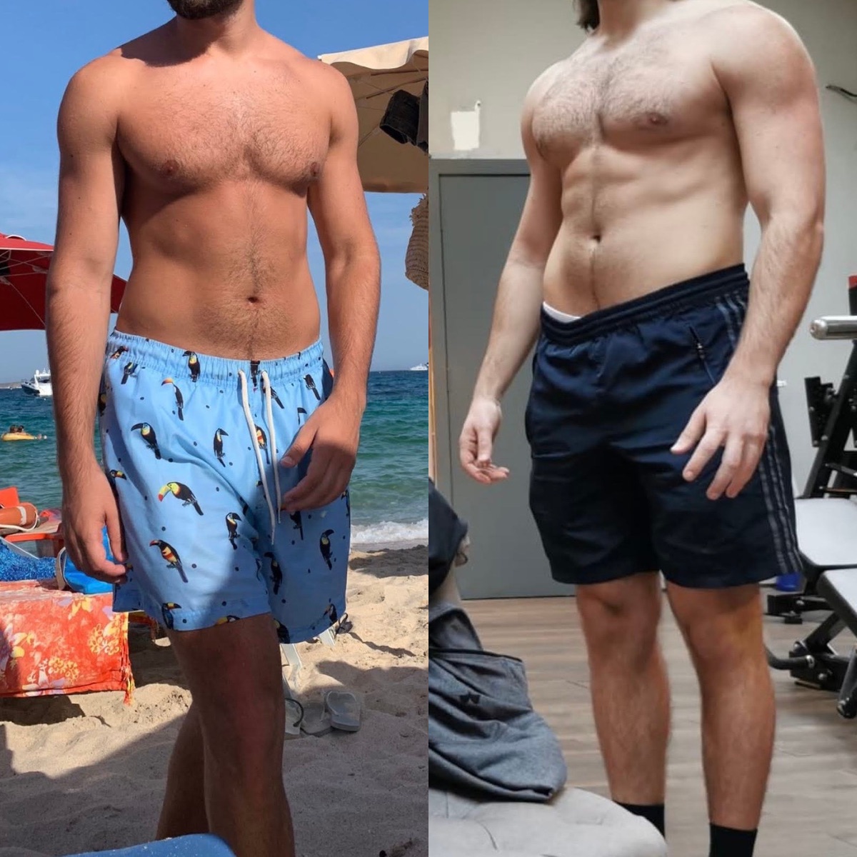 Client before and after